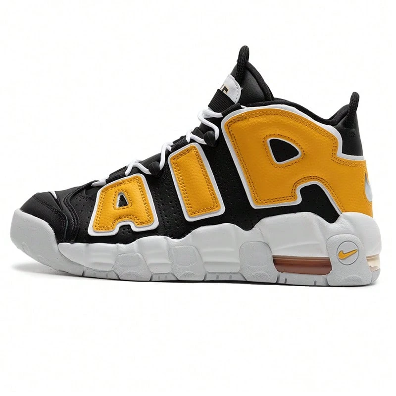 Nike AIR MORE UPTEMPO KI (GS) Women/Kids Casual Sneakers FN0262-001 - Black/Gray - View 1