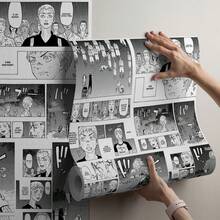 Paper and Wall Washable Decorative Anime Adhesive Wallpaper For Bedroom Manga Choose The Model - Phim hoạt hình 19 - Xem 2