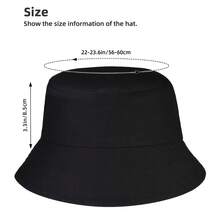 Mimi Claus A Festive Christmas Hat Design Bucket Hat Summer Travel Fisherman Cap - Black - View 3