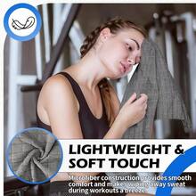 Toallas de microfibra para gimnasio, paquete de 3 toallas de sudor, toallas de yoga de 16x 27 pulgadas, de secado rpido para bao, toallas absorbentes deportivas y de entrenamiento para - 3 - Ver 4