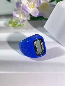 1 pieza Contador de anillo multifunción, Contador LED, Contador de dedos mini colorido, Contador electrónico preciso, Adecuado para recitación de festivales, Conteo de oraciones diarias de festivales, Aplicable para creyentes islámicos y practicantes religiosos de todas las edades - Multicolor - Ver 25