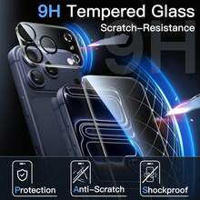 Yezodawee 2片装全屏钢化玻璃膜，9H+硬度，包含2片高清透明摄像头镜头保护膜，兼容 17 Pro Max。9H 9D高清保护膜，全屏钢化玻璃保护，防碎裂，耐用，也兼容 16/15/14/13/16/12/11 Pro Max/X/XR/XS Max/7/14 Plus。 - 2+2 - 查看 2