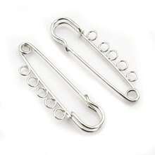 5pcs Craft Safety Pins Brooch Metal Sewing Pins With Loops Sewing Clothes Pins For Tags DIY Handmade Jewelry Making Accessories Findings - Brooch Pins - View 33