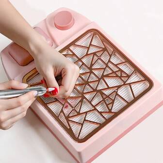 DENGXUN 1PC USB Powered Nail Dust Collector, Acrylic Nail Dust Collector, Nail Dust Fan, Manicure Cleaner - Nail Vacuum, Powerful Dust Extractor, Low Noise,For Home And Salon Use. A Great Gift For Friends, Great Gift Ideas For Christmas And Valentine's Day.