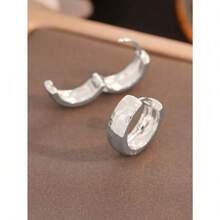1Pcs Minimalist Hoop Earrings - Vàng - Xem 8