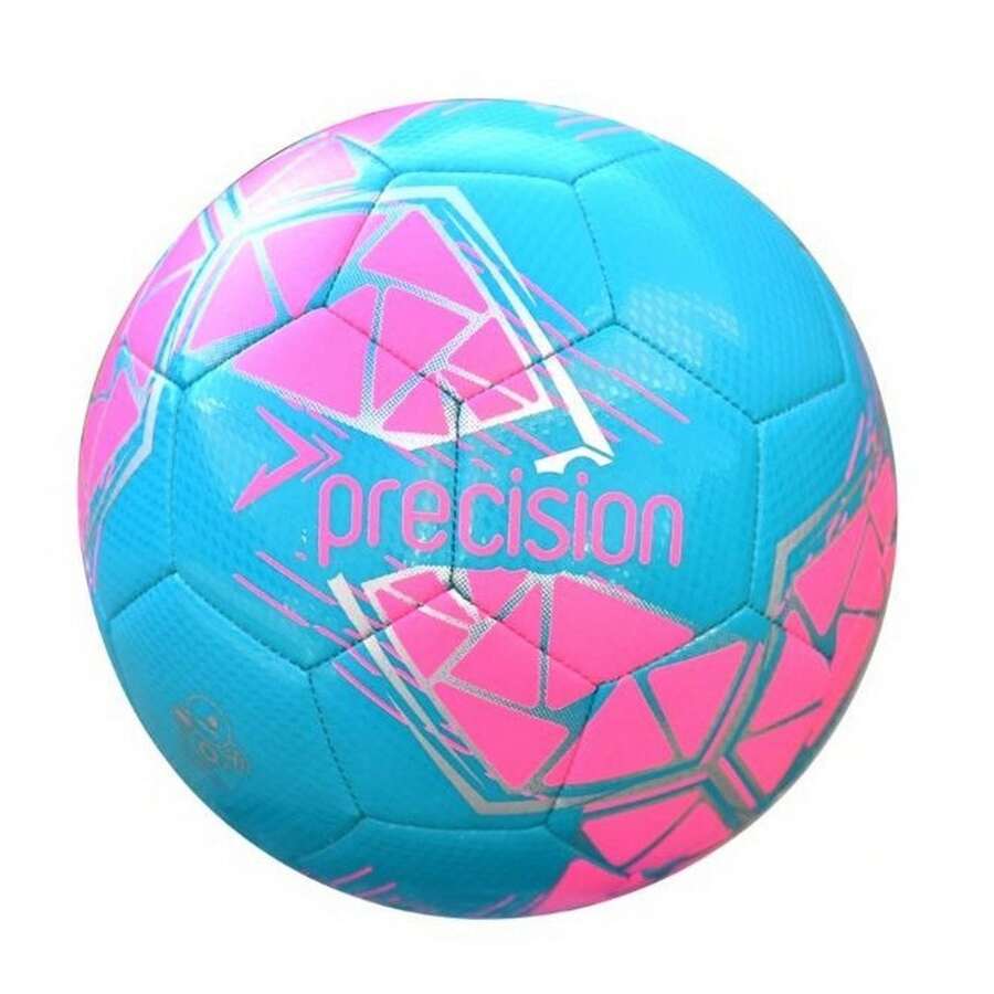 Precision Fusion 2024 Mini Training Ball (Blue/Pink/Silver) - 100% Mixed - (RD3503) - Blue - View 1