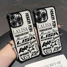 Funda de Teléfono con Diseño de Álbum de L-LISA de  KPOP, Compatible con los Modelos  17, 16E, 16, 15, 14, 13, 12, 11 Mini, Pro, Max, Air, X, XR, XSMAX, 8, 7 Plus, Cubierta Trasera Transparente y Suave, Resistente a Impactos - Mezcla de colores - Ver 1