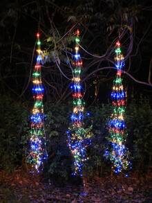 1pc 400 LED 8 Function 2.8m USB Powered Tail Lights String, Vine Lights, Waterfall Lights, Indoor/Outdoor Lighting, Atmosphere Lights, Yard Decor Lights