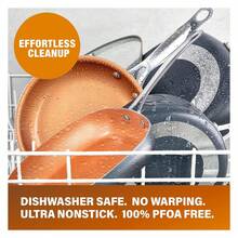 - 6 Quart XL Nonstick Copper Deep Square All In One 6 Qt Casserole Chefs Pan & Stock Pot- 4 Piece Set, Includes Frying Basket And Steamer Tray, Dishwasher ,Brown,NBIHNVF - 多色71 - 查看 6