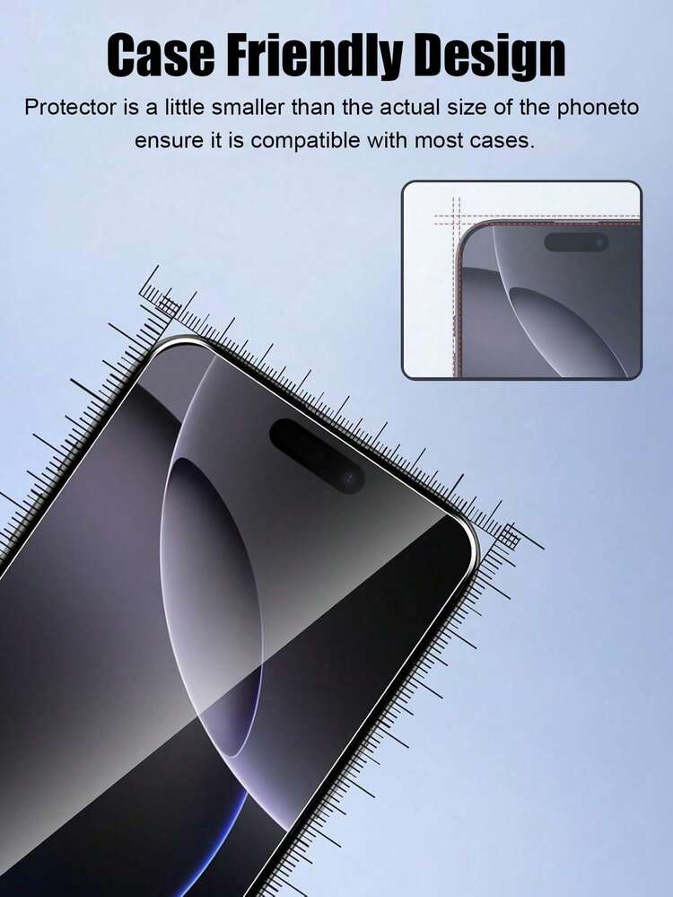 4pcs Full Coverage High Definition Tempered Glass Screen Protector, Compatible With IPhone 7/ 8/ 7PLUS/ 8PLUS/ XR/ 11 /12 /12Pro /13/ 14 /13Pro /14Pro /15 /15Pro/ 12mini /13mini/ X /XS/ 11Pro/ Xsmas /11promax /12Promax /13Promax/ 14plus /14Promax/ 15plus/ 15Promax/ 16 /16PLUS/ 16PRO /16PROMAX - Clear - View 6