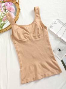 CELILIN 2 Peças Camiseta Modeladora Sem Costura de Cintura Alta - Multicolorido - Visão 5