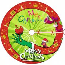 Tree Skirt  Merry Tree Collar Soft Farmhouse Xmas Holiday Decoration 36 INCHES