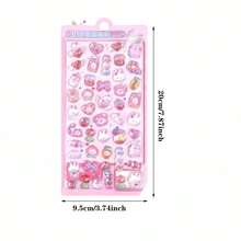 12 Cute Cartoon Animal 3D Stickers - Light Color Design, Suitable For Mobile Phone Cases, Notebook Decoration And Handicrafts, Scissors Stickers, Diary Expansion, 3D Relief Stickers, Graffiti Stickers