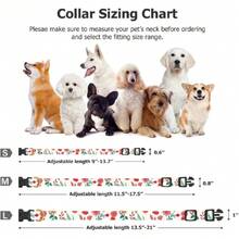 Cotton Hanade Dog Collar Cute And Distinctive Patterns Red And White Flower With Pendant For Girl Boy Dogs Collars L,23864863 - 紅色 - 查看 5