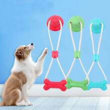 Dog Toy Pet Supplies Suction Cup Tug Rope Chew Stick Indestructible Self-Playing - Multicolor - View 3