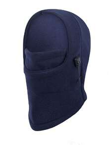 1pc Kids Full Face Ski Mask Neck Warmer, Children Wool Balaclava Hat For Boys And Girls Ski Cap - Multicolor - View 9