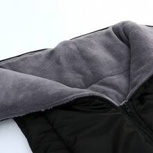 Baby Stroller Bassinet Sleeping Bag With Detachable Windproof Foot Cover, Padded Stroller Footmuff For Warmth