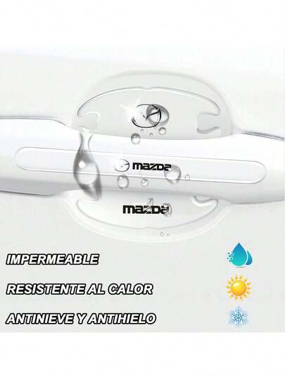 14 Protector de manijas para auto,Protectores de puertas para auto,Autoadhesivo Impermeable,Protectores para manija de puerta de coche de arañazos transparente para todos los modelos de