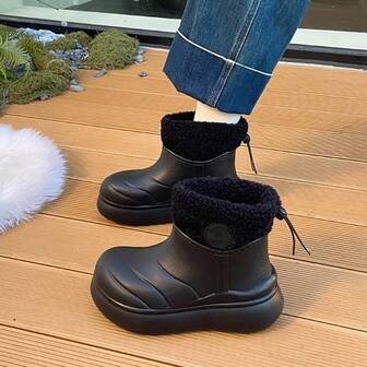 XH8803 Women's Snow Boots, Thick Plush Lined, Waterproof, Anti-Slip, Warm For Winter