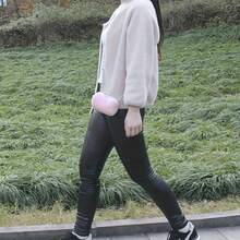 1pc Mini Hamster Travel Backpack, Zipper Design, Polyester Material, Suitable For Small Pets Like Hamsters, Pet Supplies, Small Pet Accessories, Portable Carrier - Multicolor - View 7