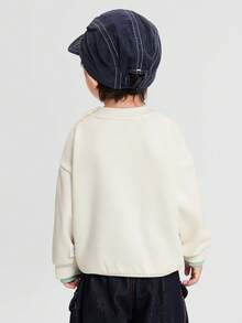 Balabala 汤姆和杰瑞男童叠层连帽衫，2025秋冬系列，可爱又保暖的卫衣