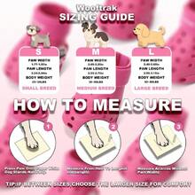 Dog Shoes Breathable Dog Shoe For Hot Pavement, Dog Booties And Paw Protectors, Non-Slip Waterproof Dog Sandals Boots (Pink, S: (2.3''x1.8'')(L*W)),23887594 - 玫紅色 - 查看 5