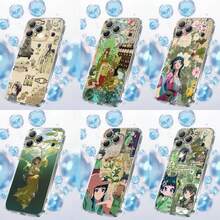 Custodia per telefono Diario dell'Apotecario Maomao compatibile con 17, 16, 15, 14, 13, 12, 11 Plus, Pro, Max, Plus, E, Air, Mini, cover trasparente - compatibile con custodia 17, custodia 17 Pro, custodia 17 Pro Max