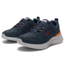 Skechers 男式跑步鞋 FLECTION 3.0 男士系带休闲运动鞋，舒适轻便户外运动鞋，日常休闲鞋 8790357-NVY - 海軍藍色 - 查看 3