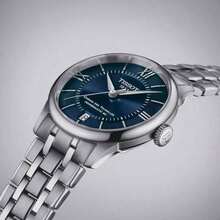 Tissot ساعة ميكانيكية للسيدات، قرص أزرق داكن، مصنوعة من الفولاذ المقاوم للصدأ، مناسبة للاستخدام في الأعمال والارتداء اليومي، هدية مناسبة للصديقات والمناسبات الاحتفالية، T099.207.11.048.00