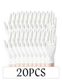 20/50/100pcs Disposable Nitrile Gloves, Resistant To Paint And Grease, Durable And Tear-Resistant, Suitable For Kitchen, Crafts, Personal Protection, Recommended For Household Use