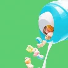 Portable Plastic Breakfast Cereal Cup, Suitable For Quick Breakfast, Can Hold Breakfast Cereal And Milk For On-The-Go, Container For Your Favorite Breakfast Cereal, No Spoon Or Bowl Needed. - Yellow - View 6