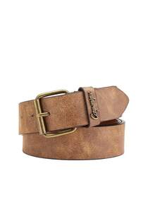 1pc Men's Buckle Closure Brown Vintage PU Leather Belt, Suitable For Casual, Business, And Gift Old Money Vintage Autumn/Fall Urban Outfit Classic Christmas Winter Fashion Daily Men Boyfriend Gift - Multicolor 888 - View 17