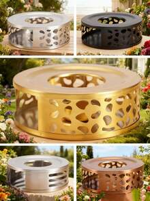 Stainless Steel Tea Kettle, Tea Warmer, Heater, Desktop Warmer, Heating Stove, Candle Tea Warmer, Outdoor Tea Maker. Thick Material, Durable, Even Heat Conduction, Compact Design, Easy To Carry.