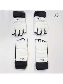 1 Set Taekwondo Hand Gloves & Foot Guards, Sparring Training & Competition Fighting Protection Gear