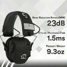 可折叠户外狩猎战术降噪射击耳罩听力保护 - 軍綠色 - 查看 3