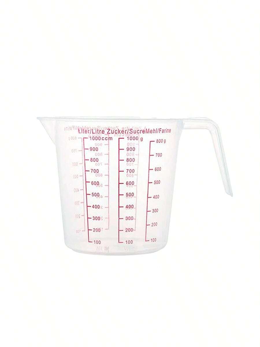 Flexible Plastic Accordion Funnel Kit For Fuel Oil + 1 Liter Measuring Jug With Handle - Only Jar - View 1
