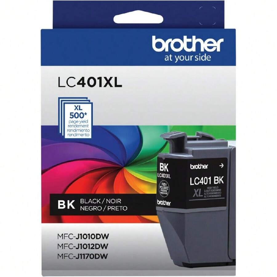 Genuine LC401XLBK High Yield Black Ink Cartridge,23715268 - Black - View 1