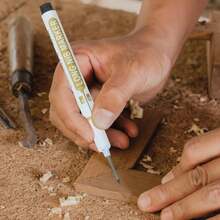 TEHAUX 8 Marcadores De Agujero Profundo De Cabeza Larga Marcador De Puntas De Carpintero De 20 Mm De Largo Marcadores Permanentes Impermeables De Secado Rápido Rotulador De Pintura Color - 1 - Ver 9