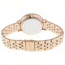 Fossil Women's Quartz Stainless Steel Three-Hand Watch Stainless Steel Case/Glass Mirror ES3435 - Rose Gold - View 3