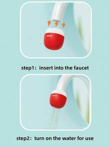 1 pezzo Filtro per rubinetto domestico, dispositivo di filtrazione dell'acqua per viaggi e hotel, filtro dell'acqua portatile e compatto, filtrazione a carbone attivo, rimuove cloro, fluoruro e metalli pesanti, design carino a forma di fungo, filtrazione a 6 stadi, adatto per cucina, bagno, viaggi, hotel e dormitori scolastici, Ognissanti, Natale, Ringraziamento e Festa Nazionale