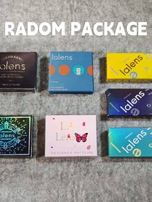 Lalens Halloween Costume Green Colored Contact Lenses, Christmas Magic New Green Colored Contacts, Anime Cosplay Colored Contacts, Disposable Colored Contacts - Blue - View 10