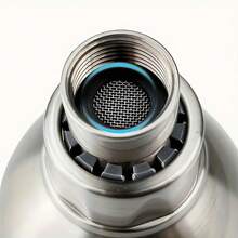 10个装塑料水龙头过滤器垫圈，带不锈钢网 - 安装简便，无需用电，适用于标准1/2英寸淋浴软管和花洒，耐用橡胶垫圈带过滤器。适用于管道和管件 - 硅胶密封垫圈，防漏，管道配件