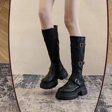 Women Over-The-Knee Boots - Black - View 1