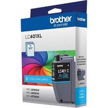 Genuine High Yield Cyan Ink Cartridge, LC401XLCS, Cyan And Black,23715270 - Dusty Purple - View 5