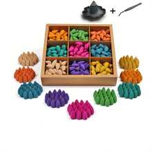 120 Pcs Backflow Incense Cones, Mixed Floral Scent, Bulk Pack Bullet Cones For Aromatherapy, Meditation, Relaxation And Home Use, Cosmetics