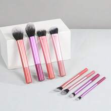 8pcs/Set Soft  Makeup Brush Set, Suitable For Blush, Powder, Eyeshadow, Concealer, Contouring, Highlighting, Portable Beauty Tools,Brush Set,Makeup Brush Kit,Make Up Brush Set,Make Up Set Complete,Makeup Brush Set,Complete Makeup Kit,Brush Kit,Brushes Makeup Set,Makeup Gift Set,Set - Burgundy - View 6