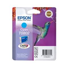 EPSON T0802 Cyan Ink Cartridge For PX810FW - Purple - View 1