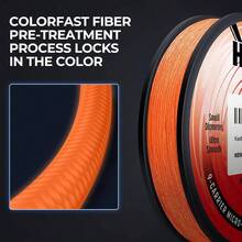 Hammer 9 UHMWPE - Lnea de pesca trenzada u2013 fabricada en los Estados Unidos, fuerte y suave, redonda, 9 portadores, lnea de pesca trenzada resistente al color, perfecta para la mayora