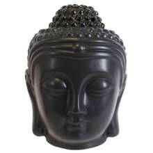 Something Different Buddha Head Oil Burner (Black) - 100% Mixed - (SD501) - Black - View 1
