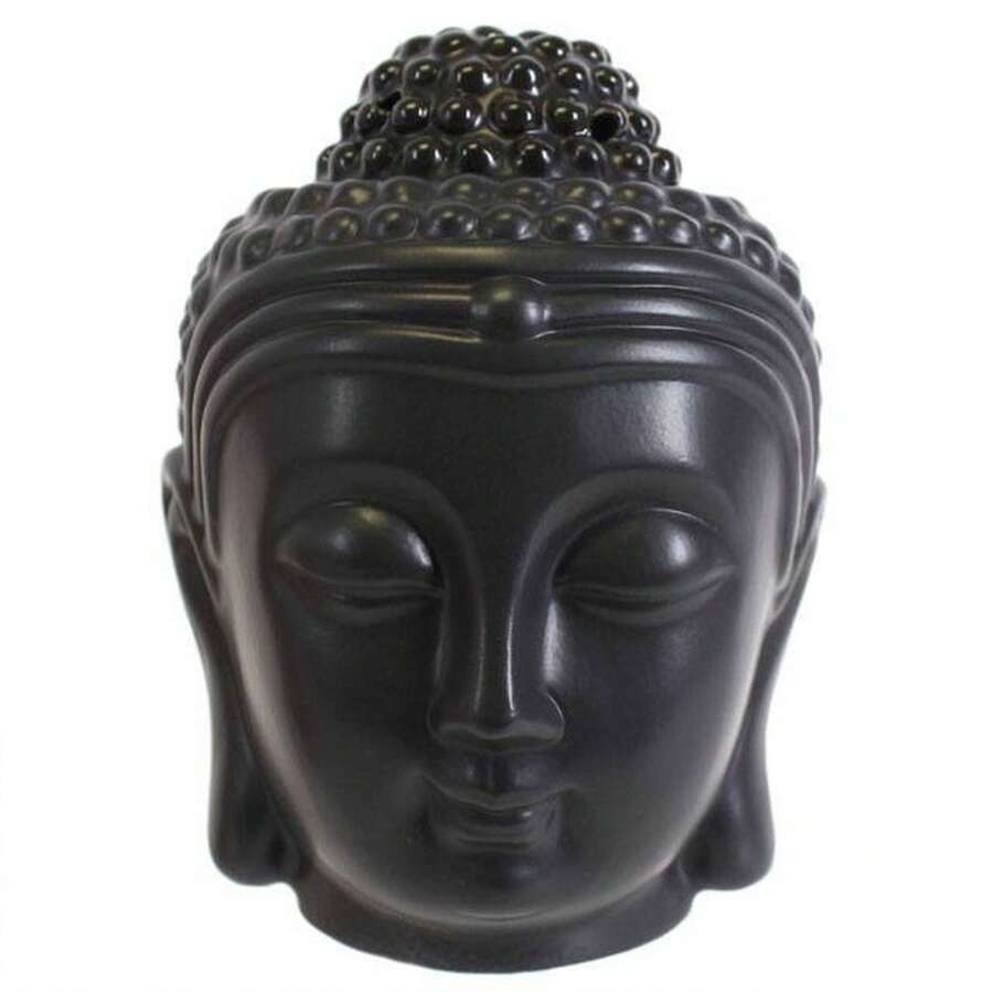 Something Different Buddha Head Oil Burner (Black) - 100% Mixed - (SD501) - Black - View 1